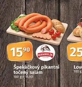 Coop Špekáčkový pikantní točený salám nabídka