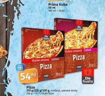 Coop Pizza nabídka
