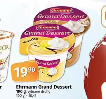 Coop Ehrmann grand dessert nabídka