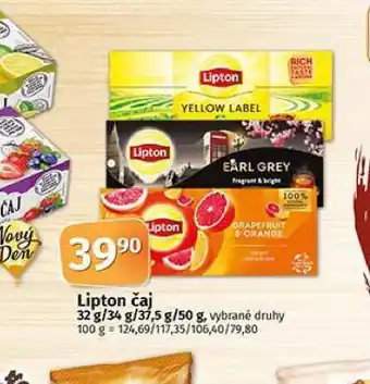 Coop Lipton čaj nabídka