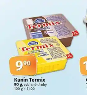 Coop Kunín termix nabídka