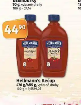 Coop Hellmann´s kečup nabídka