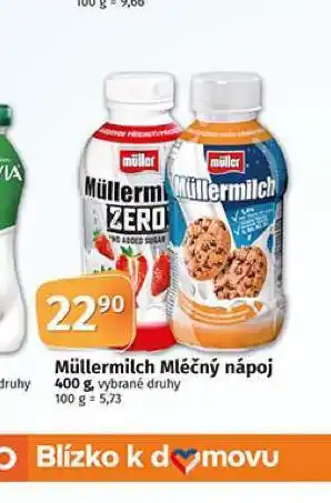 Müllermilch mléčný nápoj