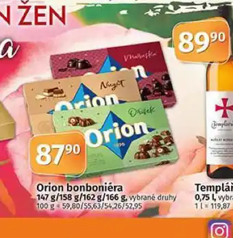 Coop Orion bonboniéra nabídka