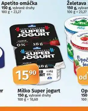 Coop Milko super jogurt nabídka