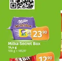 Coop Milka secret box nabídka