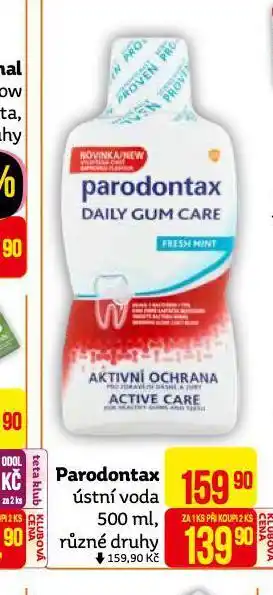 Teta Parodontax zubní pasta nabídka