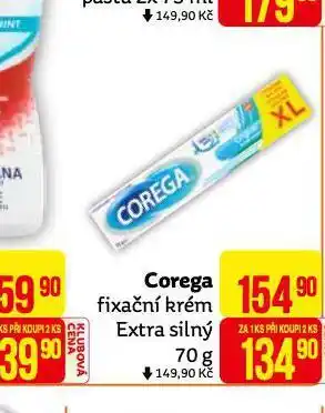 Teta Corega fixační krém na zubní náhrady nabídka