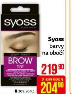 Teta Syoss barvy na obočí nabídka