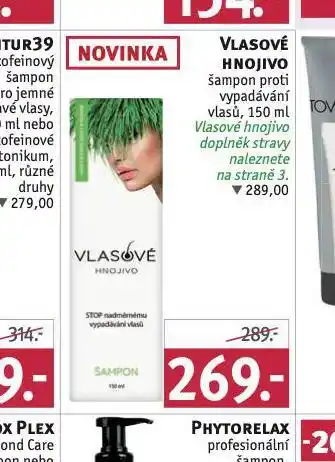 Rossmann Vlasové hnojivo šampon nabídka