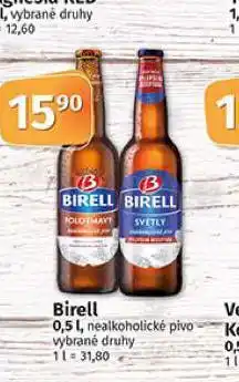 Coop Pivo birell nealko nabídka