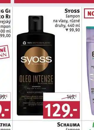 Rossmann Syoss šampon nabídka