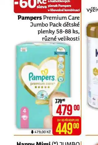 Teta Pampers pleny nabídka