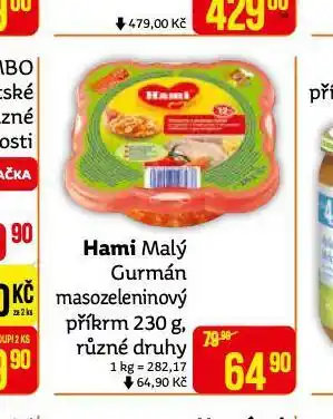 Teta Hami masozeleninový příkrm nabídka