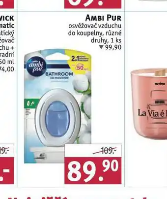 Rossmann Ambi pur osvěžovač vzduchu do koupelny nabídka
