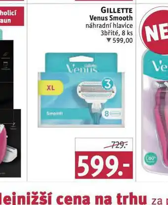 Rossmann Gillette venus smooth náhradní hlavice nabídka