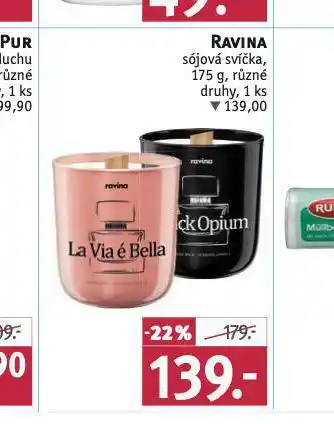 Rossmann Ravina sójová svíčka nabídka
