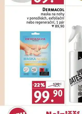 Rossmann Dermacol maska na nohy nabídka
