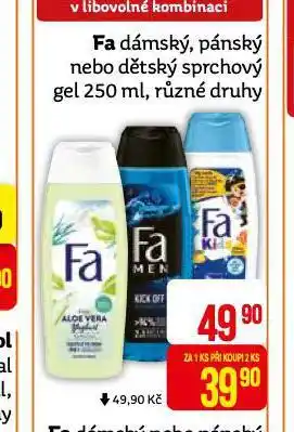 Teta Fa sprchový gel nabídka
