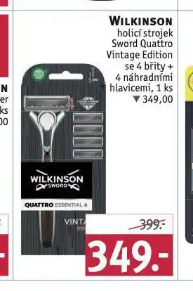 Rossmann Wilkinson holicí strojek nabídka