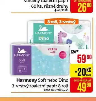 Teta Harmony toaletní papír nabídka