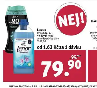 Rossmann Lenor aviváž / vonné perly nabídka