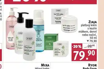 Rossmann Ziaja pleťový krém nabídka
