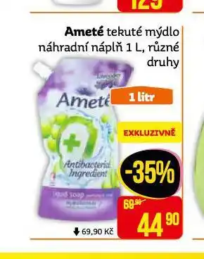 Teta Ameté tekuté mýdlo nabídka
