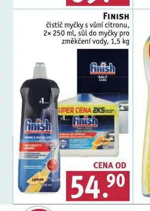 Rossmann Finish sůl do myčky nabídka
