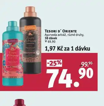 Rossmann Tesori d´oriente aviváž nabídka