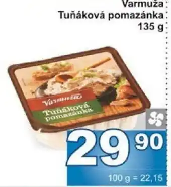 Jip Varmuža Tuňáková pomazánka nabídka