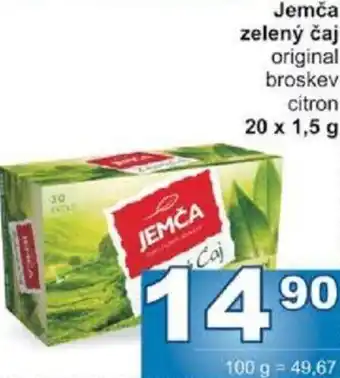 Jip Jemča zelený čaj nabídka