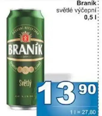 Jip Braník světlé výčepní 0.5L nabídka