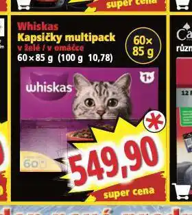 Norma Whiskas kapsičky multipack nabídka