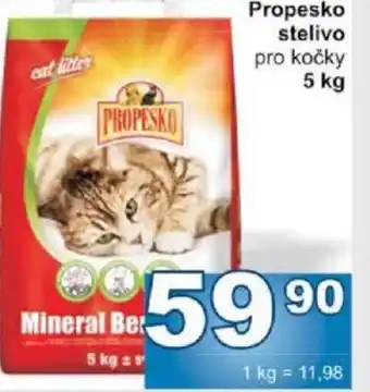 Jip Propesko stelivo pro kočky 5 kg nabídka