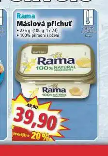 Norma Rama máslová příchuť nabídka