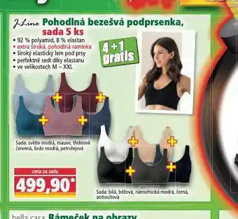 Norma Pohodlná bezešvá podprsenka nabídka