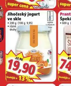 Norma Jihočeský jogurt ve skle nabídka