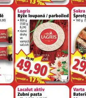 Norma Lagris rýže loupaná / parboiled nabídka