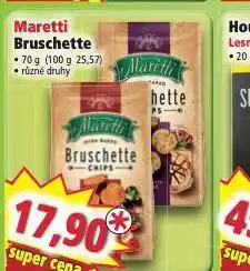 Norma Maretti bruschette nabídka