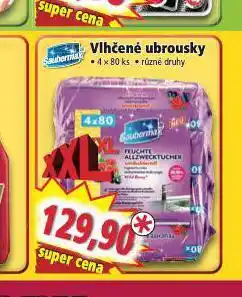 Norma Vlhčené ubrousky nabídka