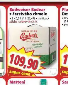 Norma Pivo budweiser budvar original nabídka