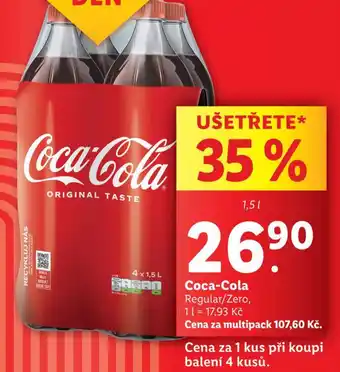 Lidl Coca cola 1,5l nabídka