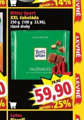 Norma Ritter sport xxl čokoláda nabídka