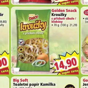 Norma Golden snack kroužky nabídka
