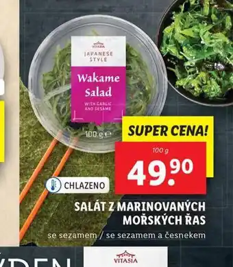 Lidl Salát z marinovaných mořských řas nabídka