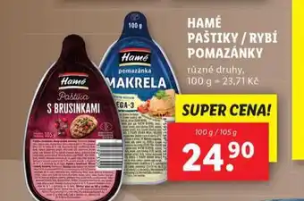 Lidl Hamé paštiky nabídka