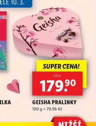 Lidl Geisha pralinky nabídka