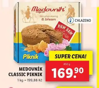 Lidl Medovník classic piknik nabídka