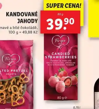 Lidl Kandované jahody nabídka